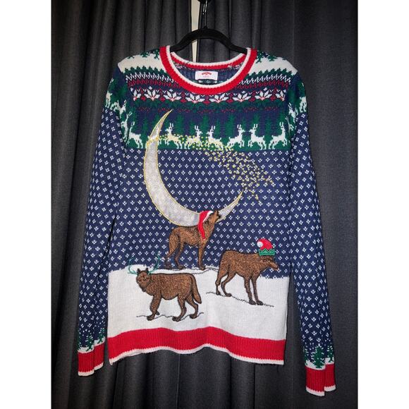 Ugly Christmas Sweater Xmas Size Medium - Picture 1 of 3